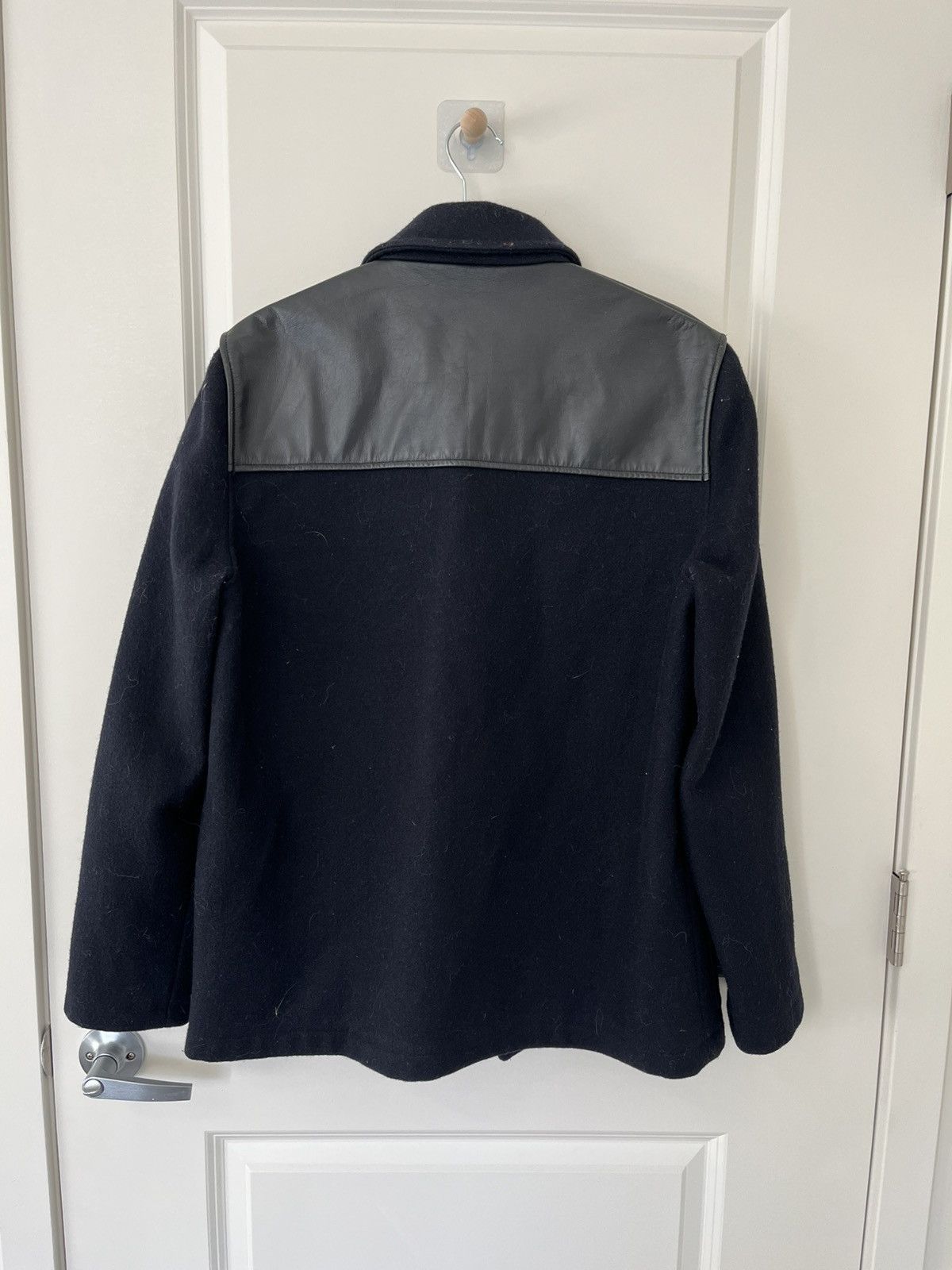 Supreme Supreme fw12 donkey leather navy jacket Size US L / EU 52-54 / 3 - 3 Thumbnail