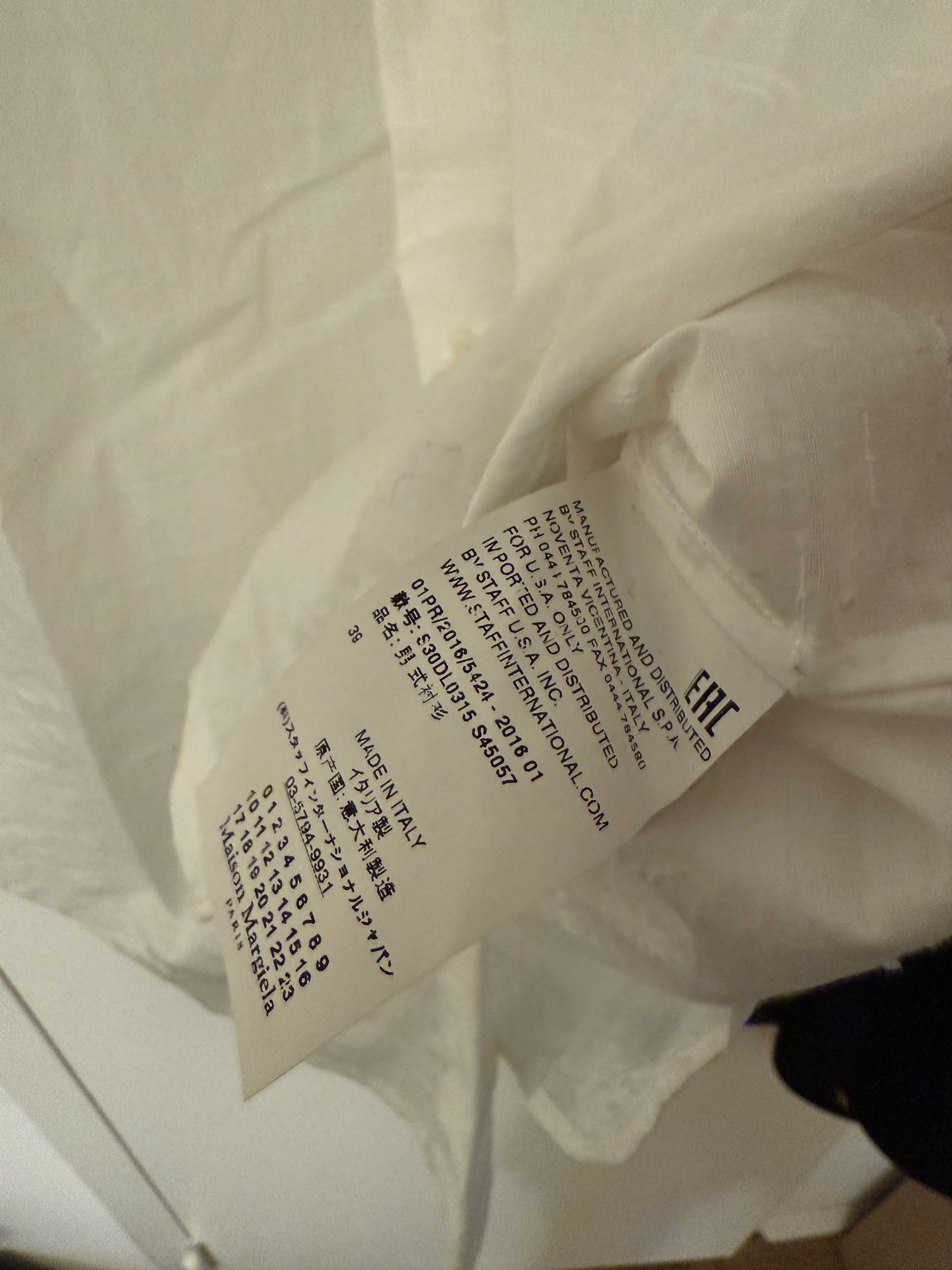 Maison Margiela maison margiela white button shirt wrinkled Size US S / EU 44-46 / 1 - 4 Thumbnail