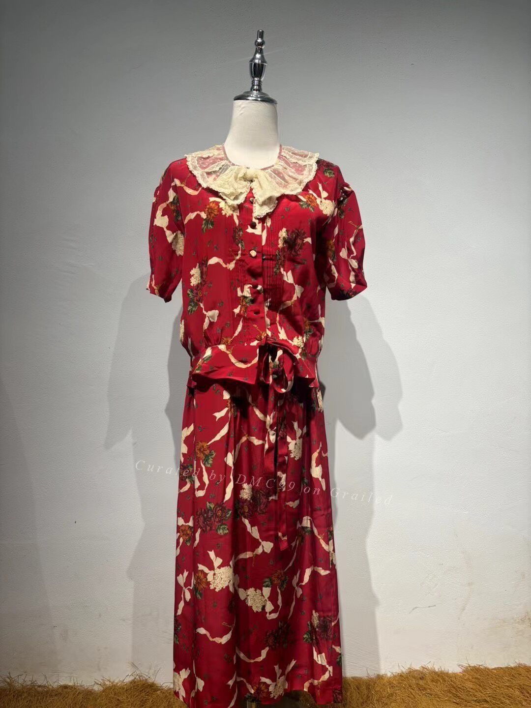 Pink House Pink House Vintage Red Antique Set Size M / US 6-8 / IT 42-44 - 1 Thumbnail
