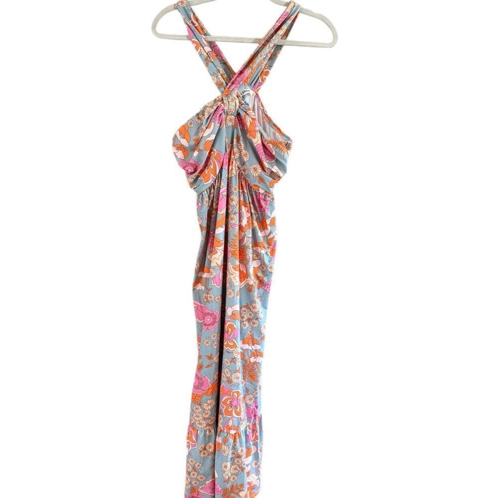 Other NWT Grace Karin Vibrant Floral Fabric Size L / US 10 / IT 46 - 3 Thumbnail