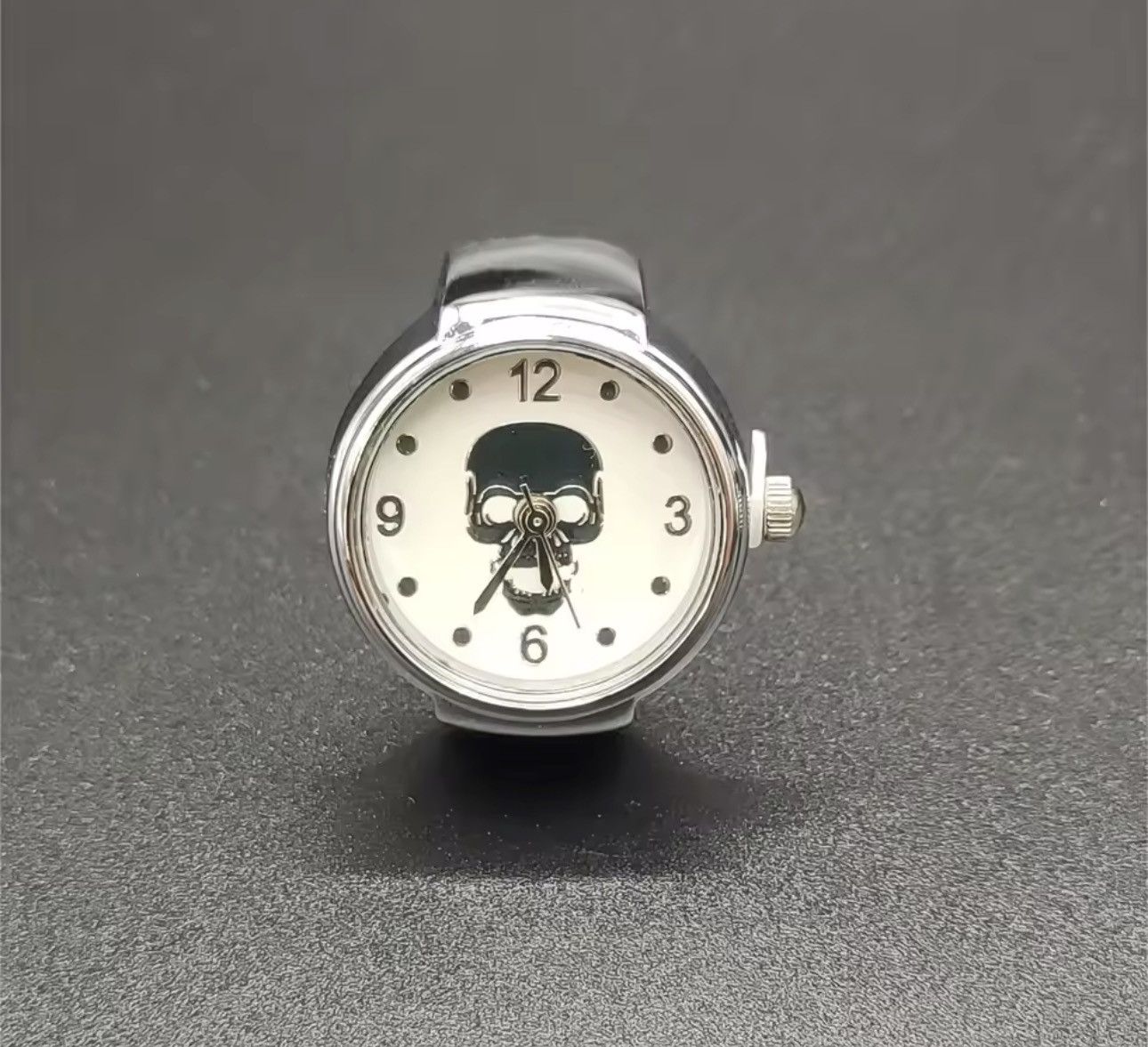 Jewelry Skull Ring Open Watch Size ONE SIZE - 1 Thumbnail