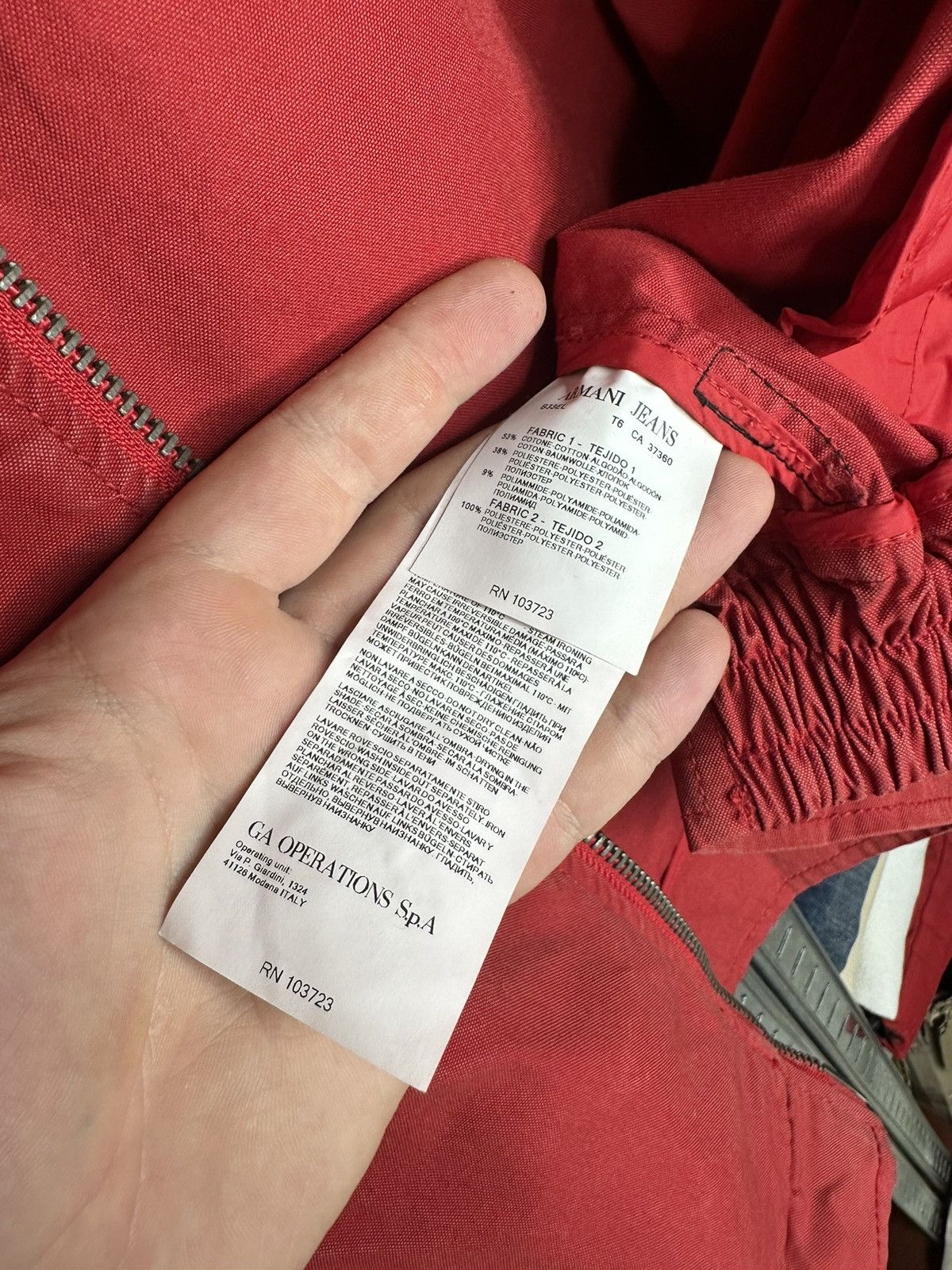 Emporio Armani Armani Jeans Vintage Style Bomber Jacket Y2K Grailed