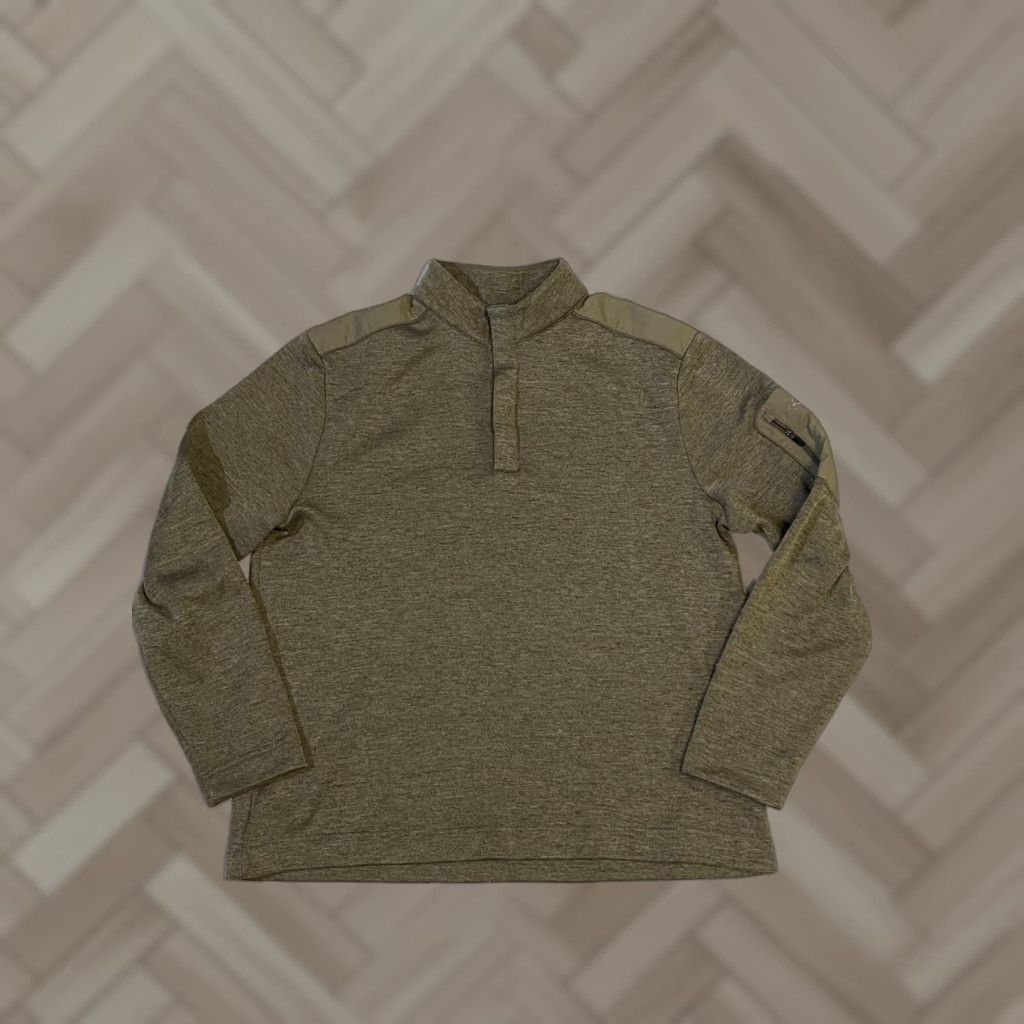 Vintage Greg Norman Sweater Mens 1/4 Button Beige Heather Sweater sz Large Size US L / EU 52-54 / 3 - 1 Thumbnail