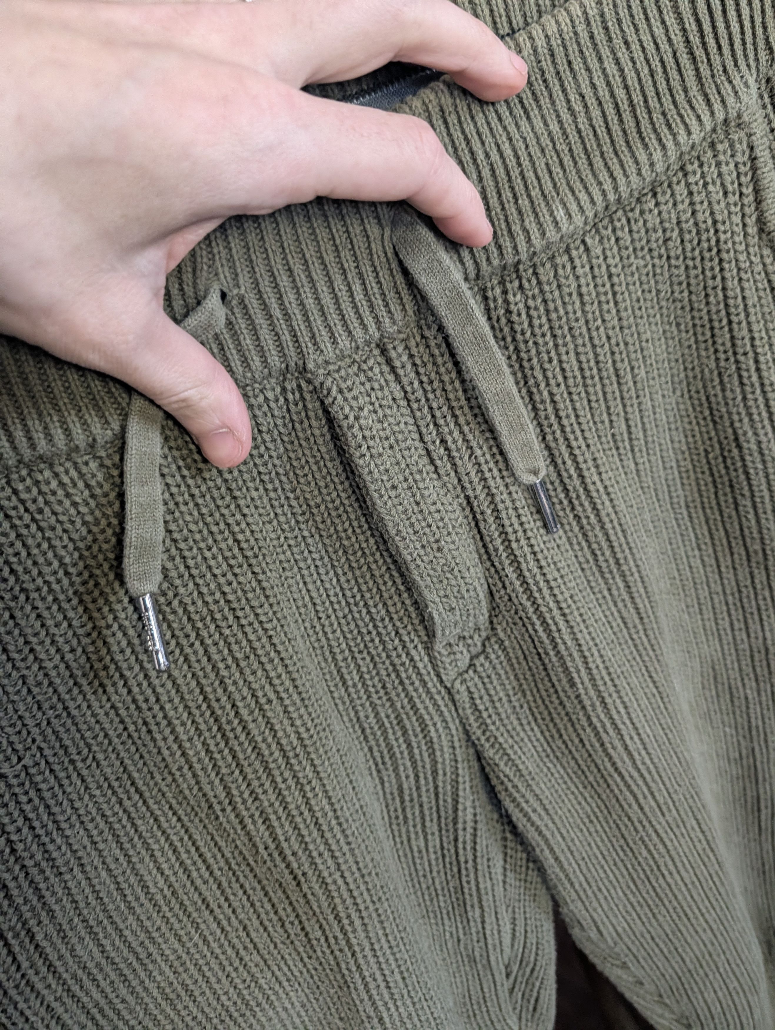 Other SER.O.YA Green cotton knit distressed jogger sweatpants S Size US 30 / EU 46 - 4 Thumbnail
