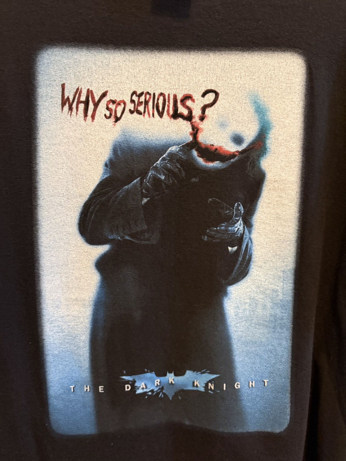 DC Comics Vintage 2008 “Why So Serious” Batman The Dark Knight T shirt Size US L / EU 52-54 / 3 - 2 Thumbnail