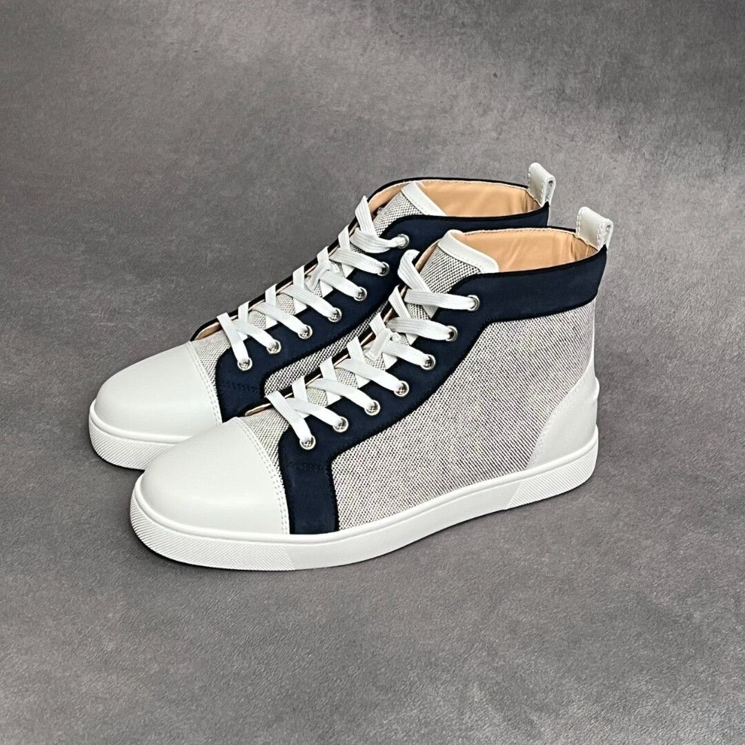 Christian Louboutin Christian Louboutin Leather Multi Hitop Sneakers 6.5 Men Size US 6.5 / EU 39-40 - 1 Thumbnail