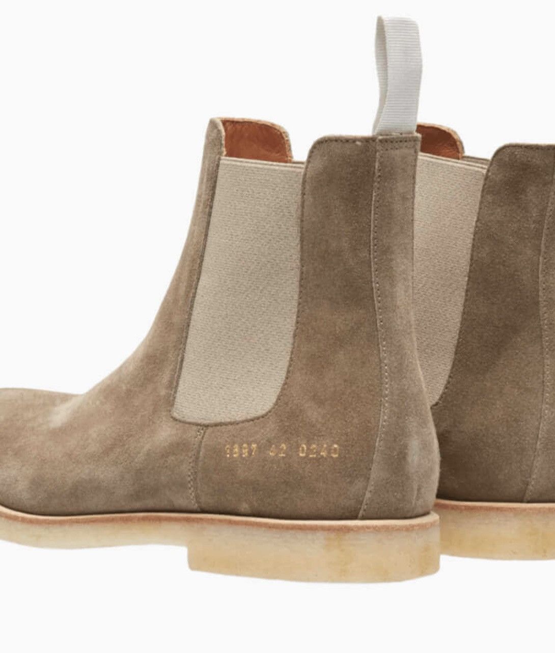 Common Projects Common Projects Suede Chelsea Boots in Taupe sz 42 Size US 9 / EU 42 - 11 Thumbnail