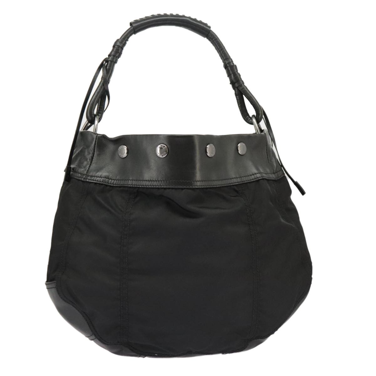 Prada Re-Nylon Black Synthetic Shoulder Bag (Pre-Owned) Size ONE SIZE - 1 Thumbnail