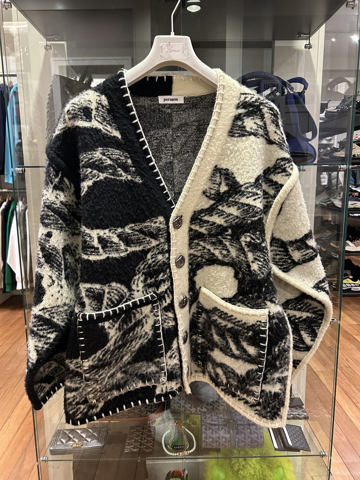 Other Prenauns Knit Mohair Cardigan Size US S / EU 44-46 / 1 - 1 Thumbnail