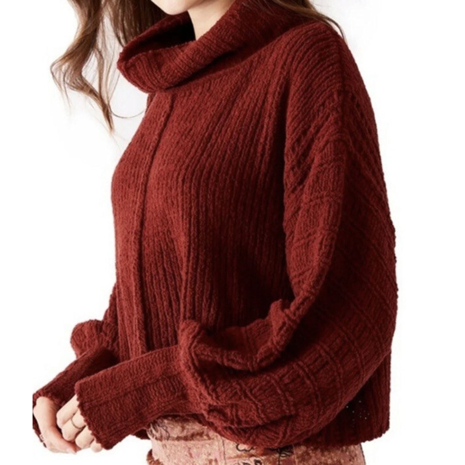 Free People FREE PEOPLE Be Yours Cowl Neck Sweater Sweter Size S A001455 Size S / US 4 / IT 40 - 3 Thumbnail