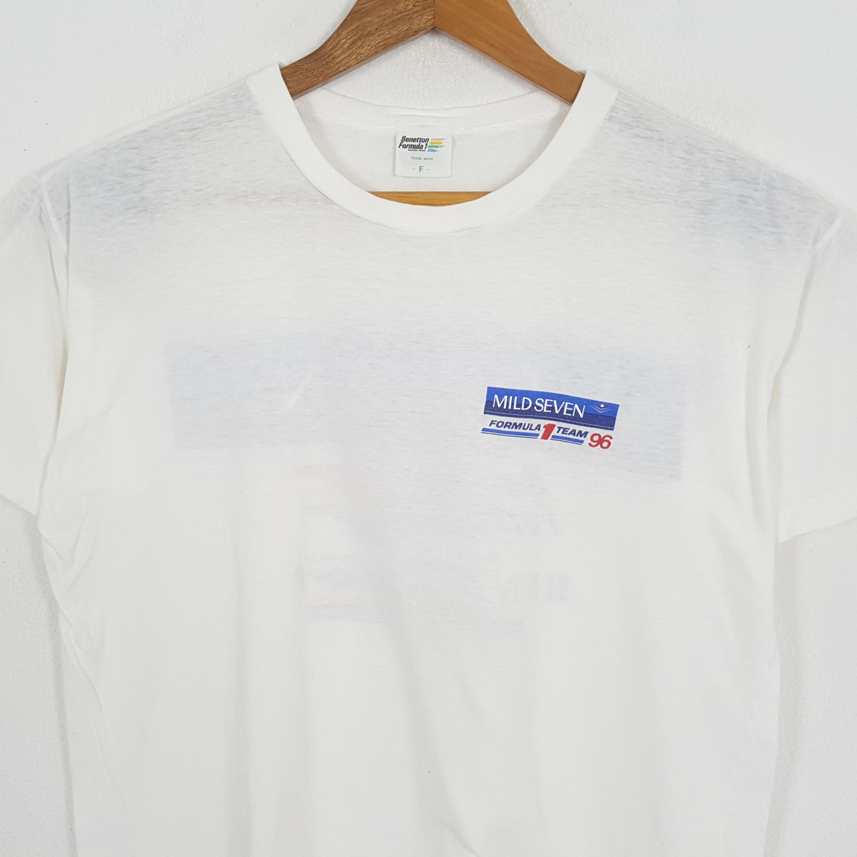 Benetton × Vintage VIntage BENETTON FORMULA 1 Racing Team T-Shirts Size US L / EU 52-54 / 3 - 4 Thumbnail