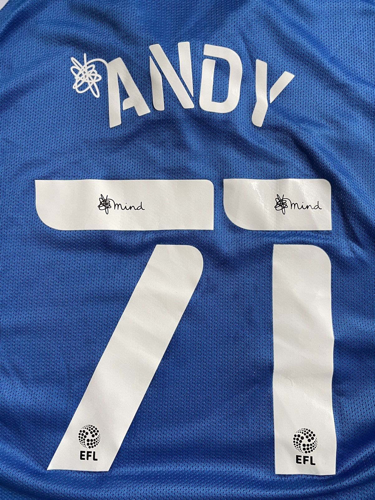 Nike Nike Fc Birmingham City 20/21 Andy #71 Football Shirt Away Size US XL / EU 56 / 4 - 4 Thumbnail