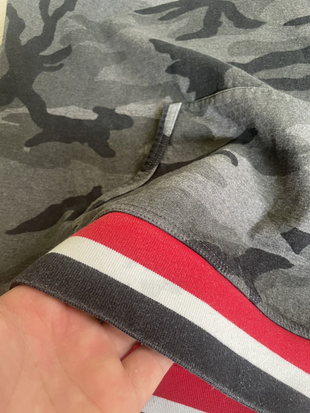 Vintage Polo Ralph Lauren P Wing Camo Hoodie Size US XXL / EU 58 / 5 - 22 Thumbnail