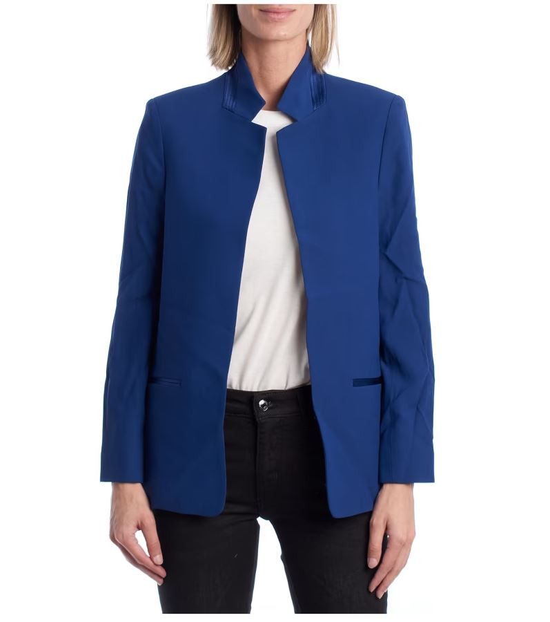 Zadig & Voltaire VOLLY CRÊPE Blazer (WJCA0209F) - Blue - US 8, UK 10 Size S / US 4 / IT 40 - 10 Thumbnail