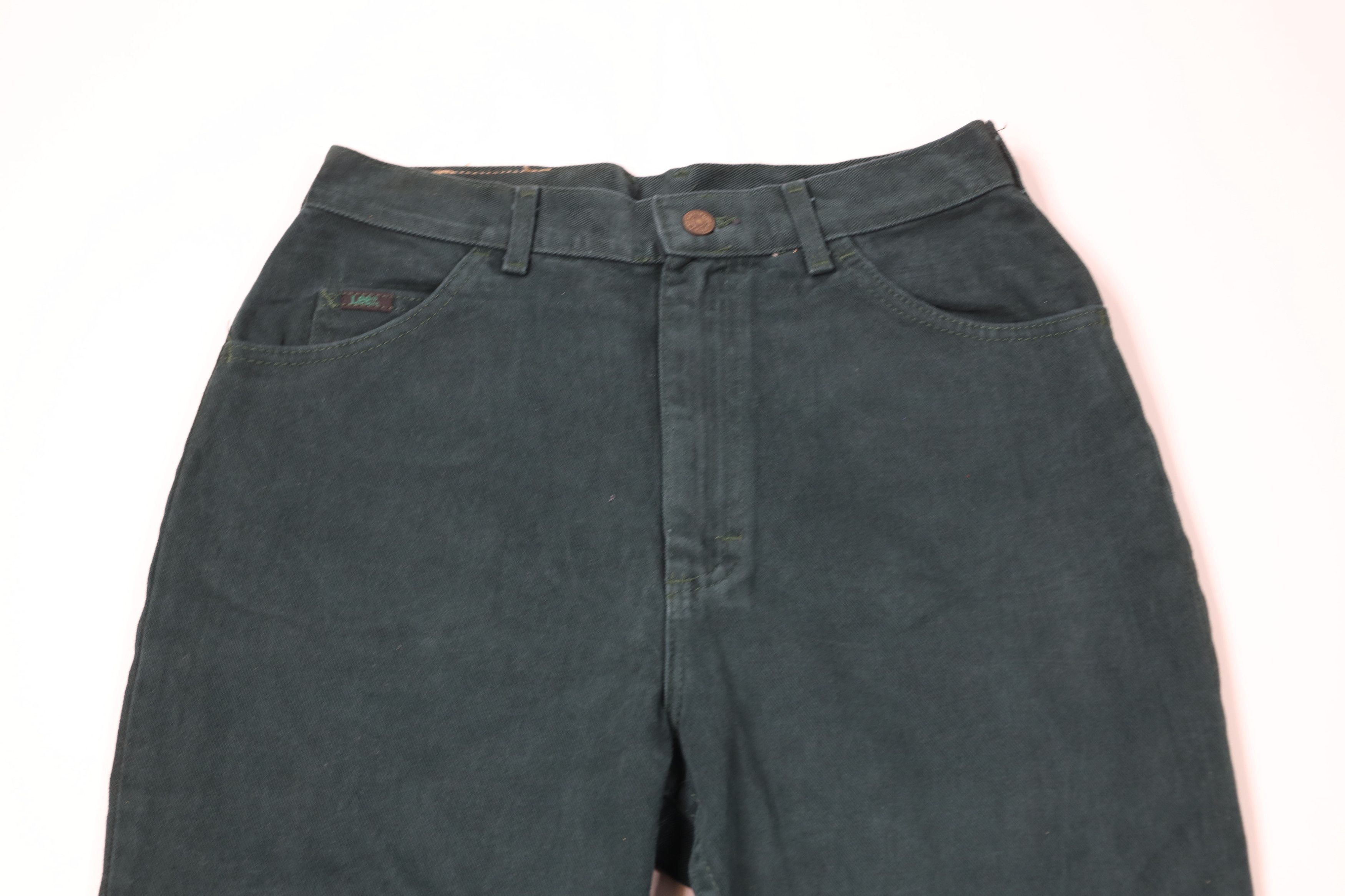 Lee × Vintage Deadstock Vintage 90s Lee Fit Tapered Leg Jeans Green USA Size 34" / US 12 / IT 48 - 2 Thumbnail