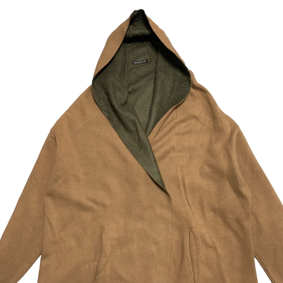 Japanese Brand Mizuiro Industries Buttonless Coat Size L / US 10 / IT 46 - 4 Thumbnail