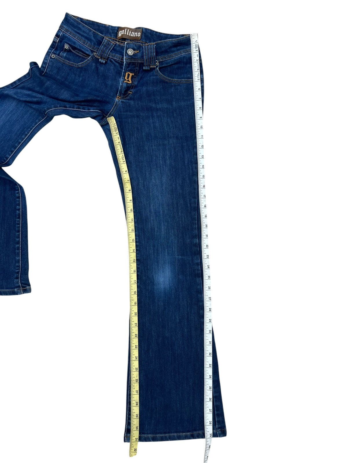John Galliano Vintage John Galliano Stretch Denim Bootcut Jeans Size US 28 / EU 44 - 6 Thumbnail