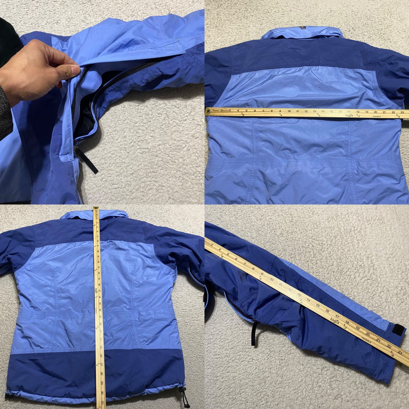 Mountain Hardwear Mountain Hardwear Womens Jacket Conduit Hooded Parka Blue Full Zip Sz 10 Mid-Length Softshell Vented Regular 10 Mens Womens Girls? Size L / US 10 / IT 46 - 9 Thumbnail