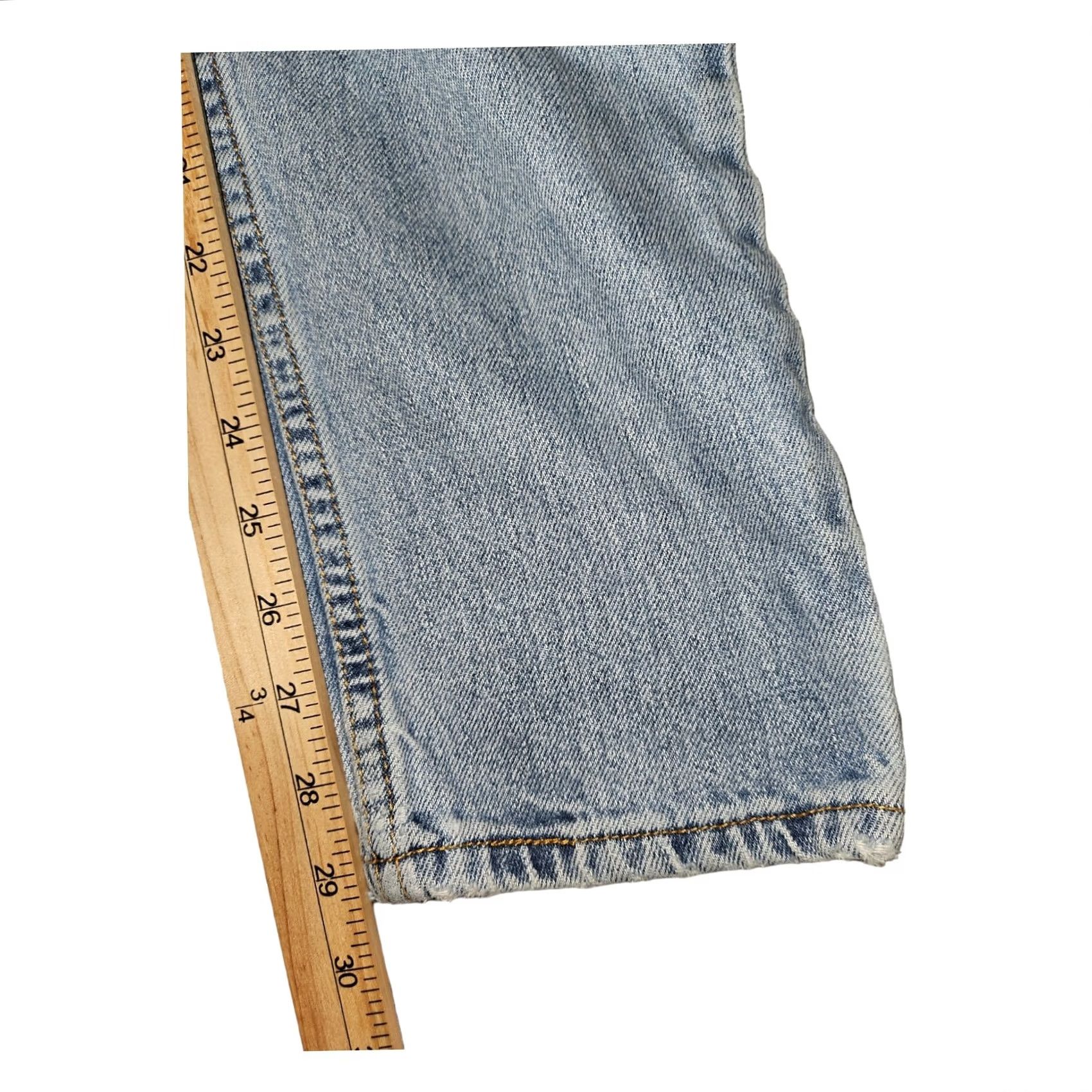 Levi's VINTAGE Levi's 550 Jeans Juniors 4M Relaxed Tapered Mid Rise 28in Blue 90s Grunge Hipster Womens Jeans Size 27" / US 4 / IT 40 - 6 Thumbnail
