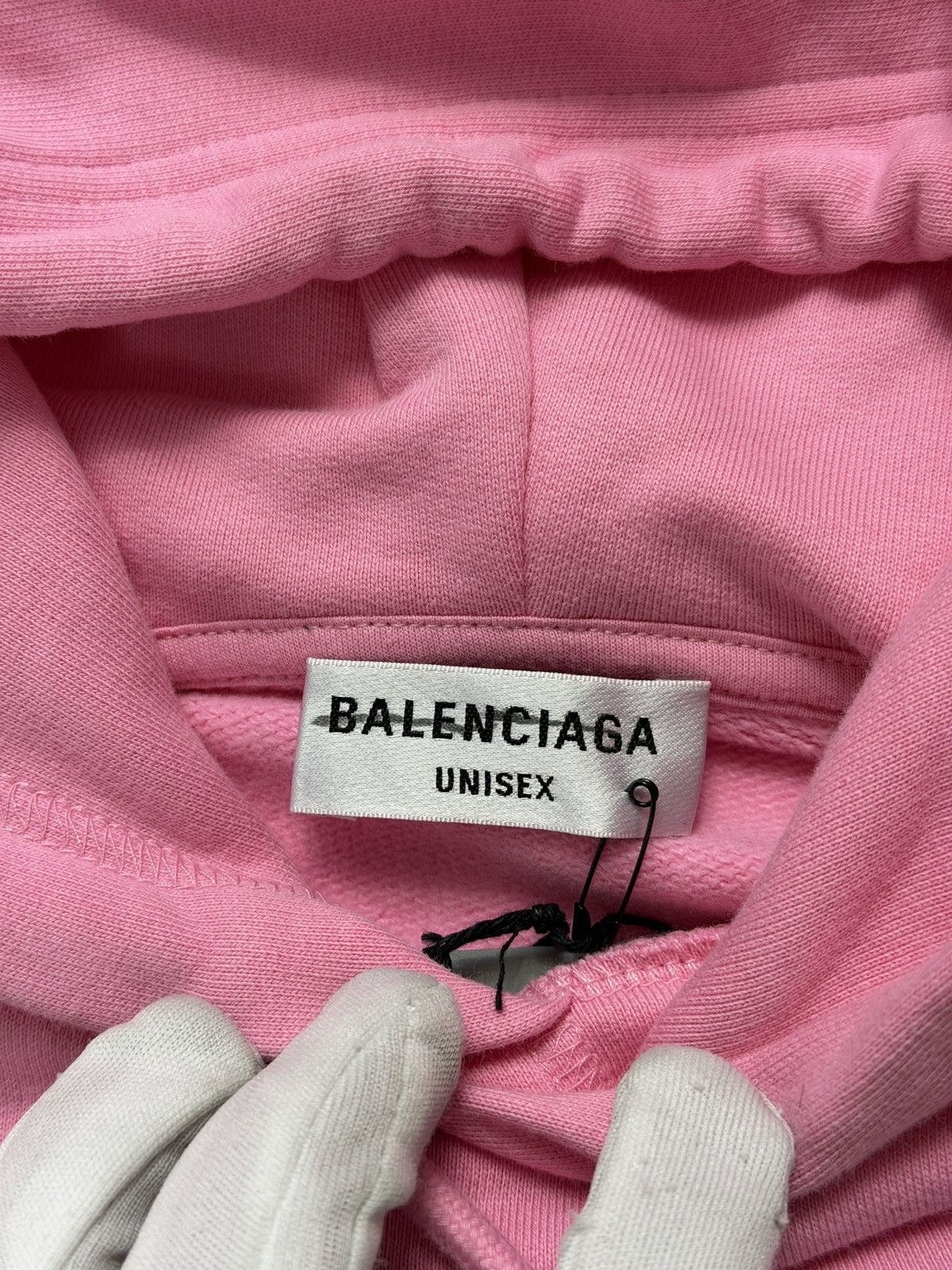 Balenciaga Balenciaga Bébé Rhinestones Pink Oversized Hoodie Size US S / EU 44-46 / 1 - 5 Thumbnail
