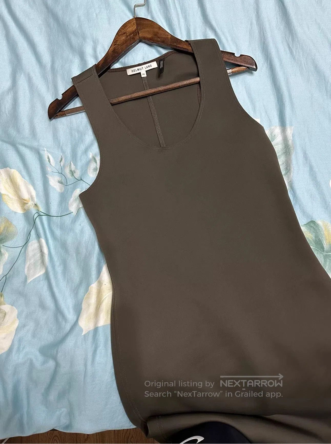 Helmut Lang Helmut Lang Green Sleeveless Dress. Size S / US 4 / IT 40 - 2 Thumbnail
