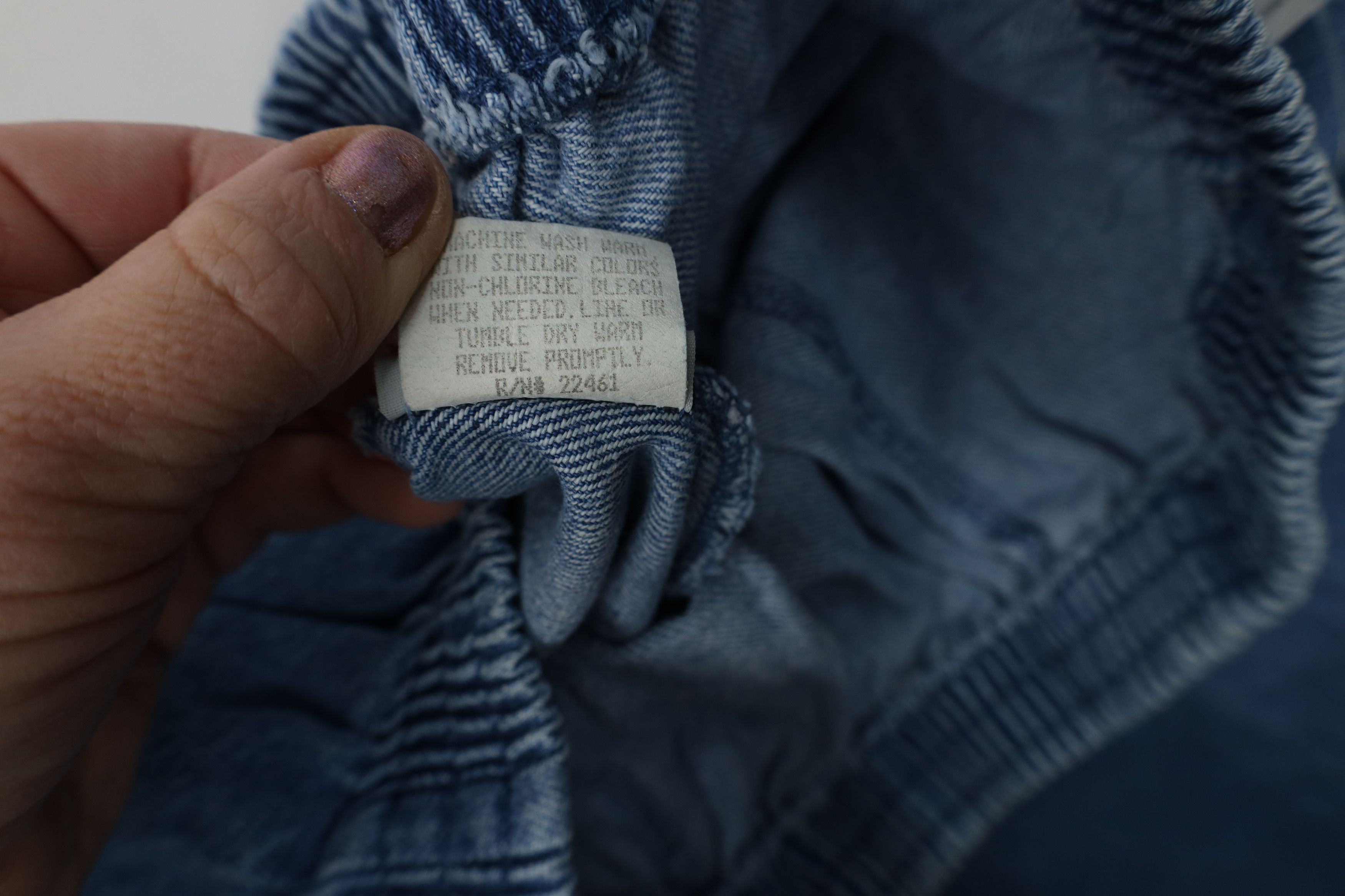 Vintage Deadstock Vintage 90s Streetwear Denim Jeans USA Blue Size 40" / US 18 - 10 Thumbnail
