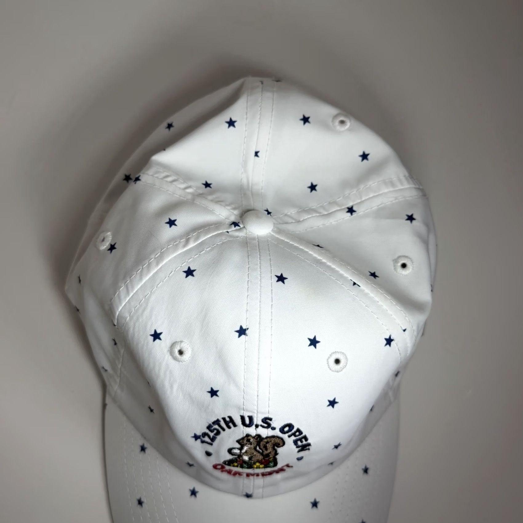 Vintage Ahead 125th U.S. Open Oakmont Country Club Hat Adjustable Strap White Imperial Stars Golf Hat Unisex Adults Adjustable Sports USA White Size ONE SIZE - 5 Thumbnail