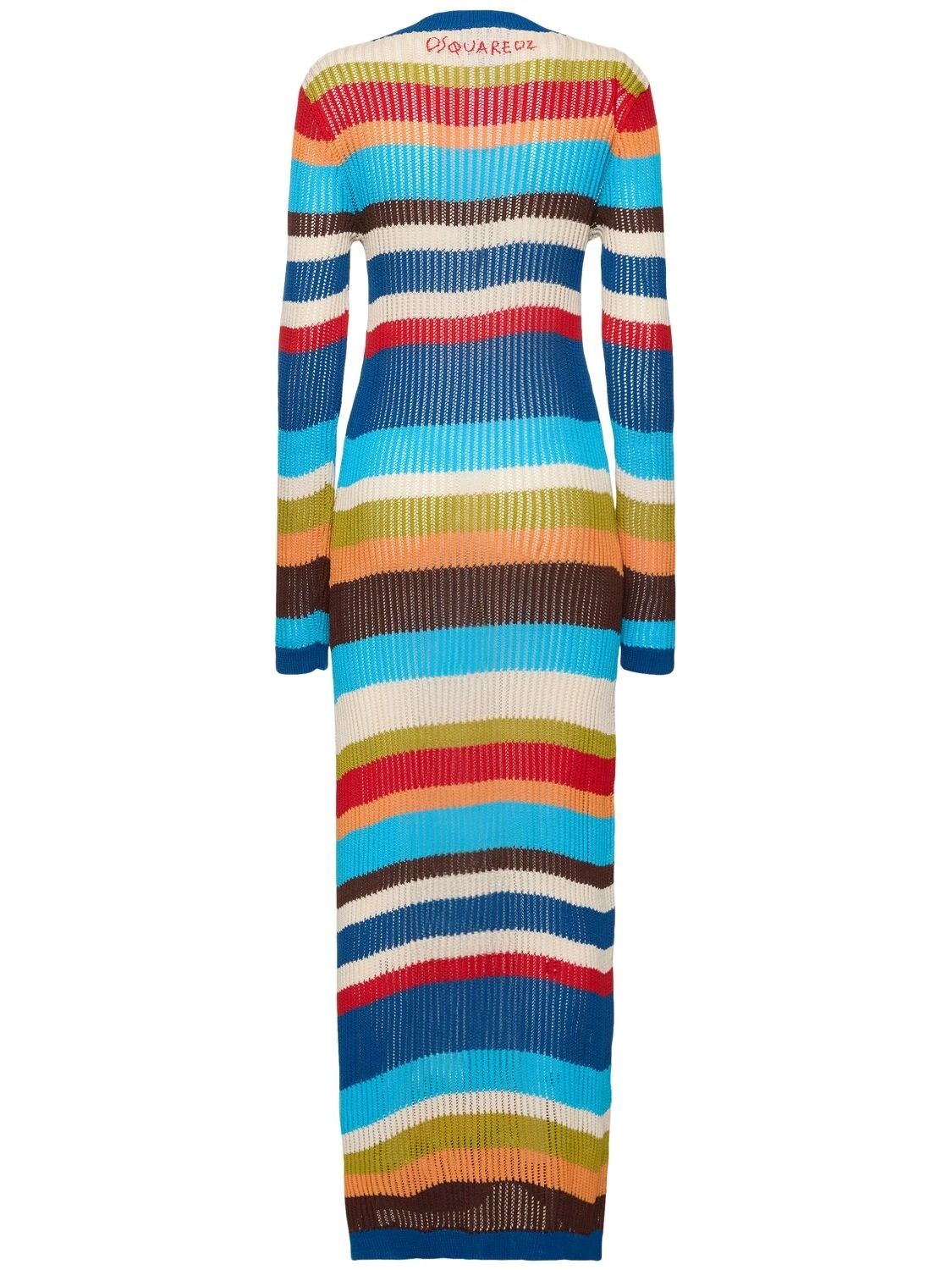 Etro DSQUARED2 $1115 Multicolor Long Dress New & Authentic Size XXS / US 00 / IT 34 - 2 Thumbnail