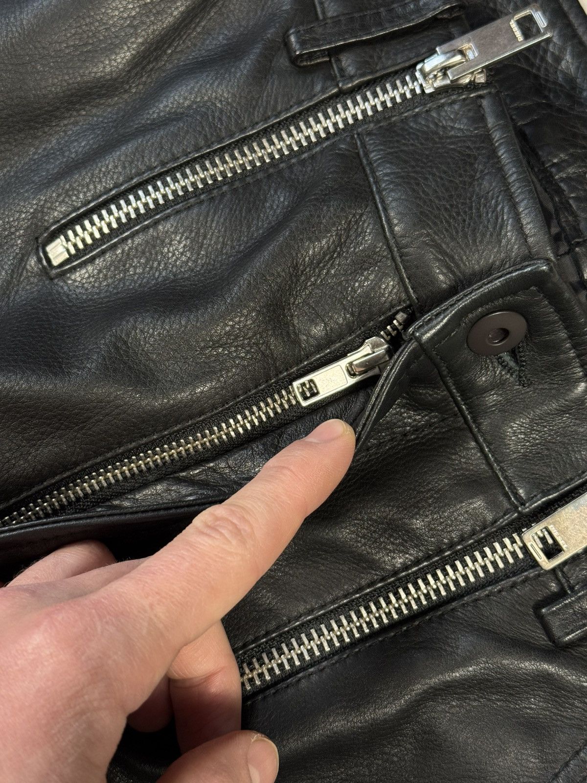 Diesel Diesel leather cargo IF6WAS9 style japanese 90s punk pants Size US 31 - 7 Thumbnail