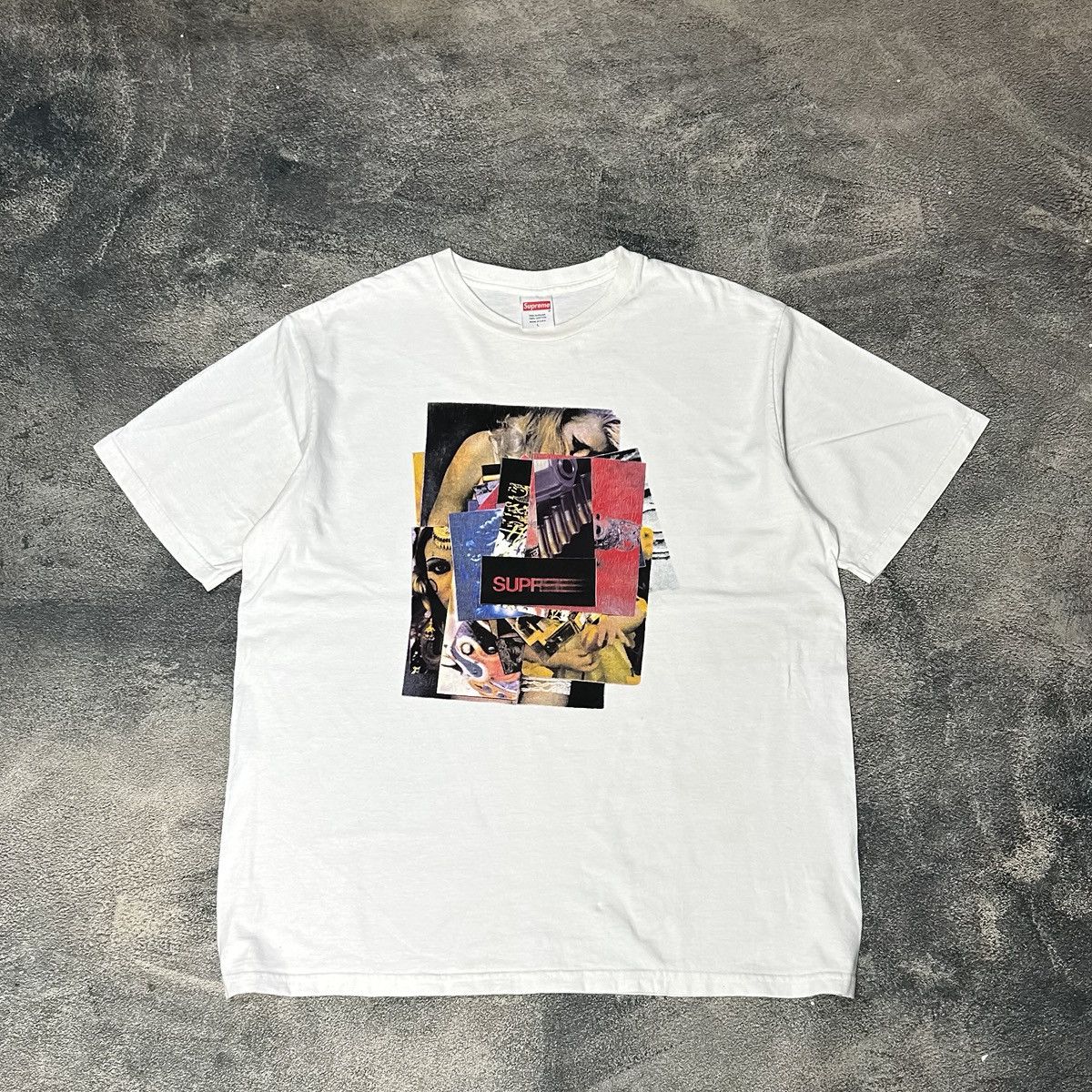 Supreme Supreme® “Stick” Tee, White (L) [F/W 2025, Week 1] | Grailed