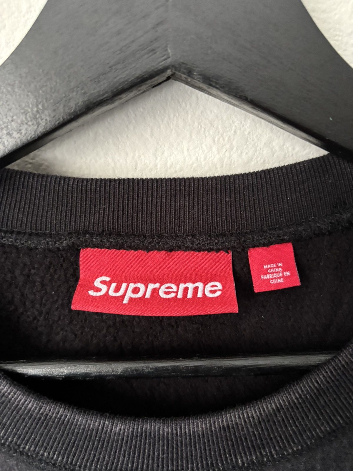 Supreme Supreme Washed Box Logo Crewneck (FW25) Size US L / EU 52-54 / 3 - 11 Thumbnail