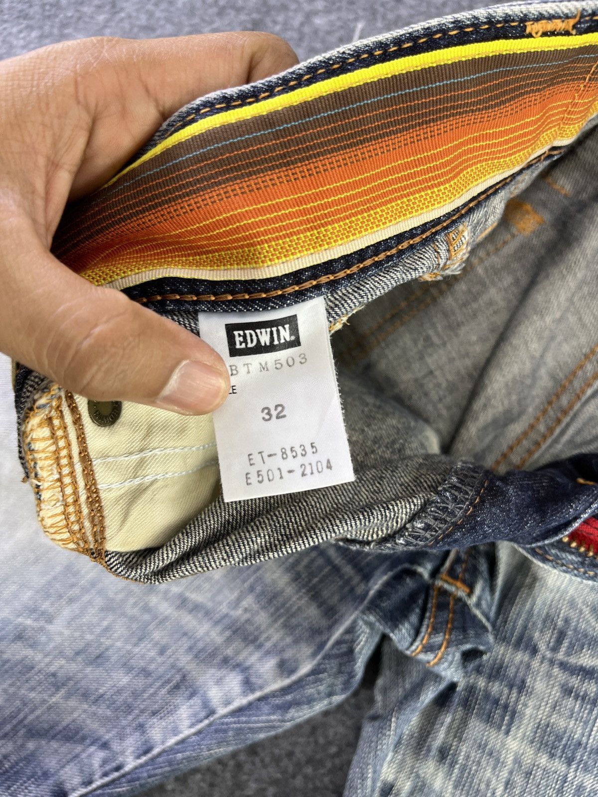 Edwin Edwin Blue Trip Faded Jeans - J960 Size US 34 / EU 50 - 9 Thumbnail