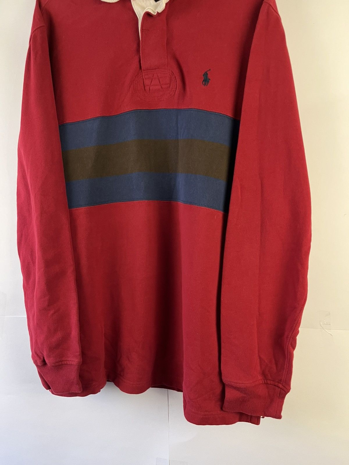 Polo Ralph Lauren Polo Ralph Lauren Vintage Y2K Long Sleeve Rugby Polo Shirt Size US M / EU 48-50 / 2 - 4 Thumbnail