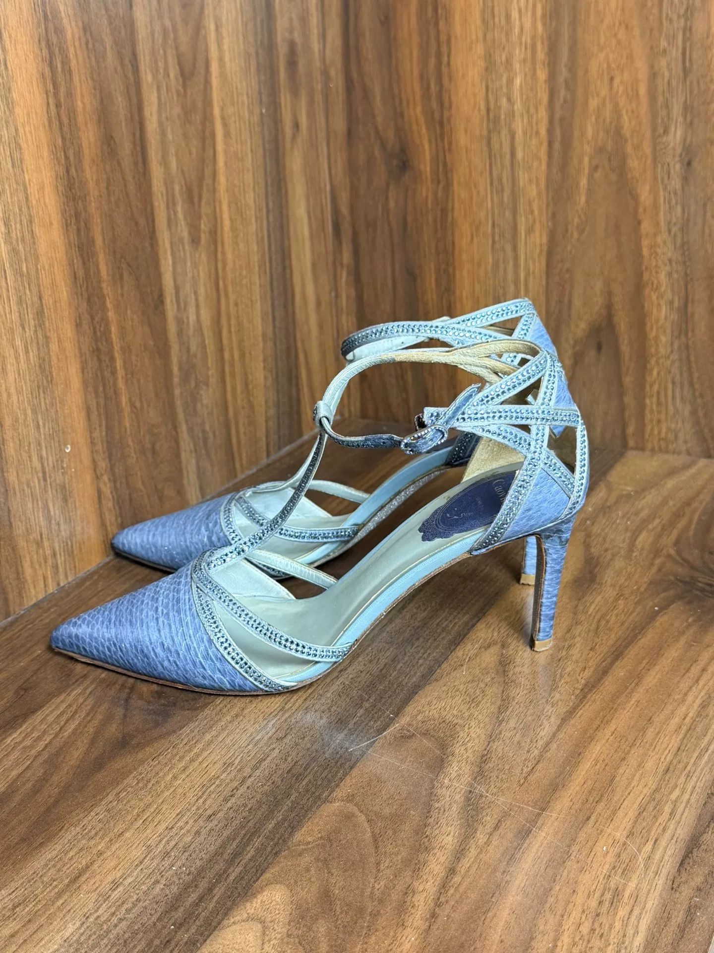 Rene Caovilla Rene Caovilla Blue Sandals us_6 Women Size US 6 / IT 36 - 1 Thumbnail