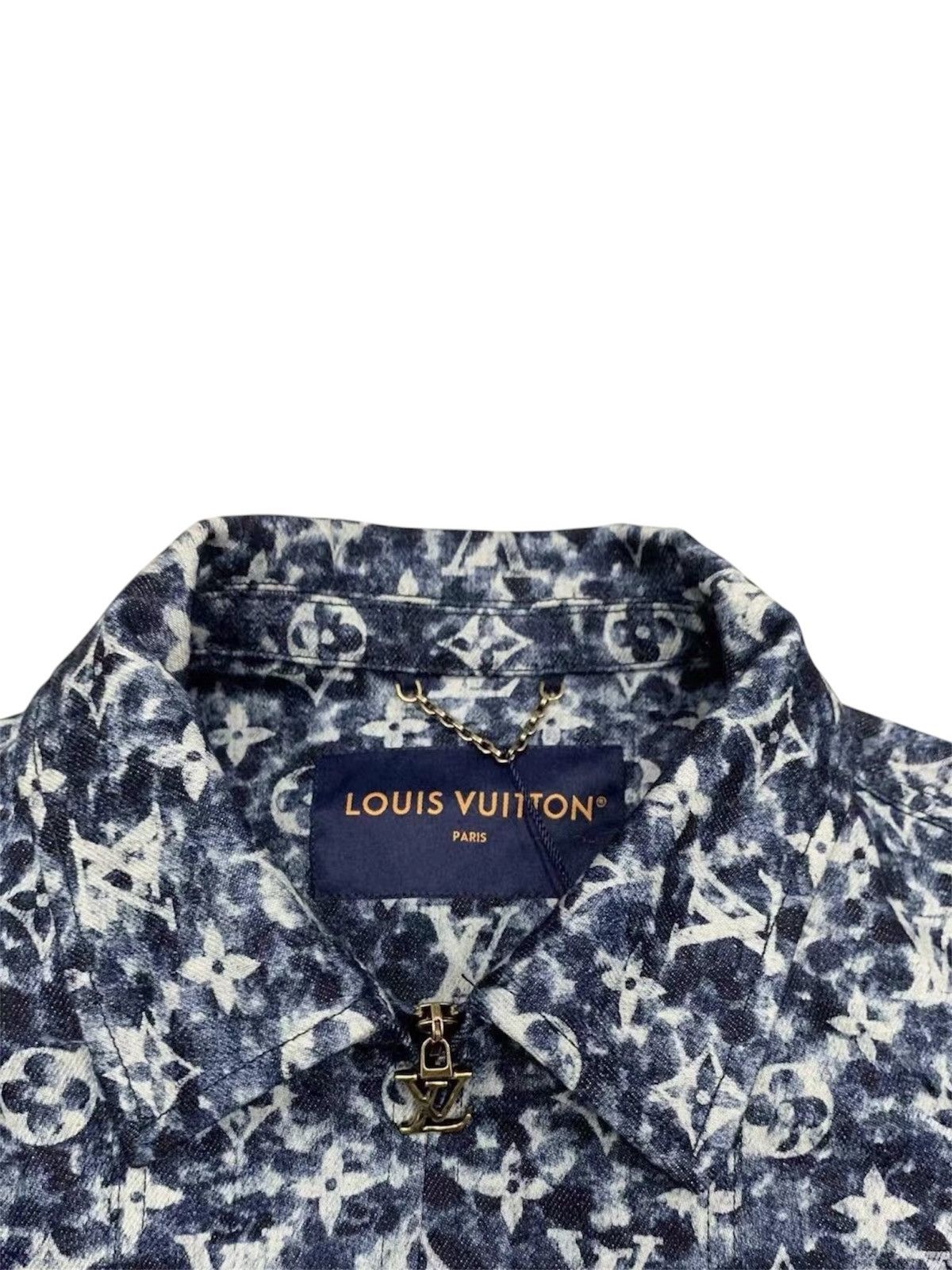 Louis Vuitton Louis Vuitton 50 Monogram Denim Workwear Jacket Size US M / EU 48-50 / 2 - 5 Thumbnail