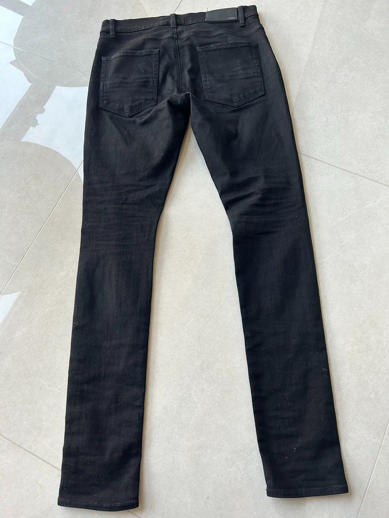 Amiri Amiri Black jeans with holes in both knees 2501-Nextarrow Size US 32 / EU 48 - 4 Thumbnail