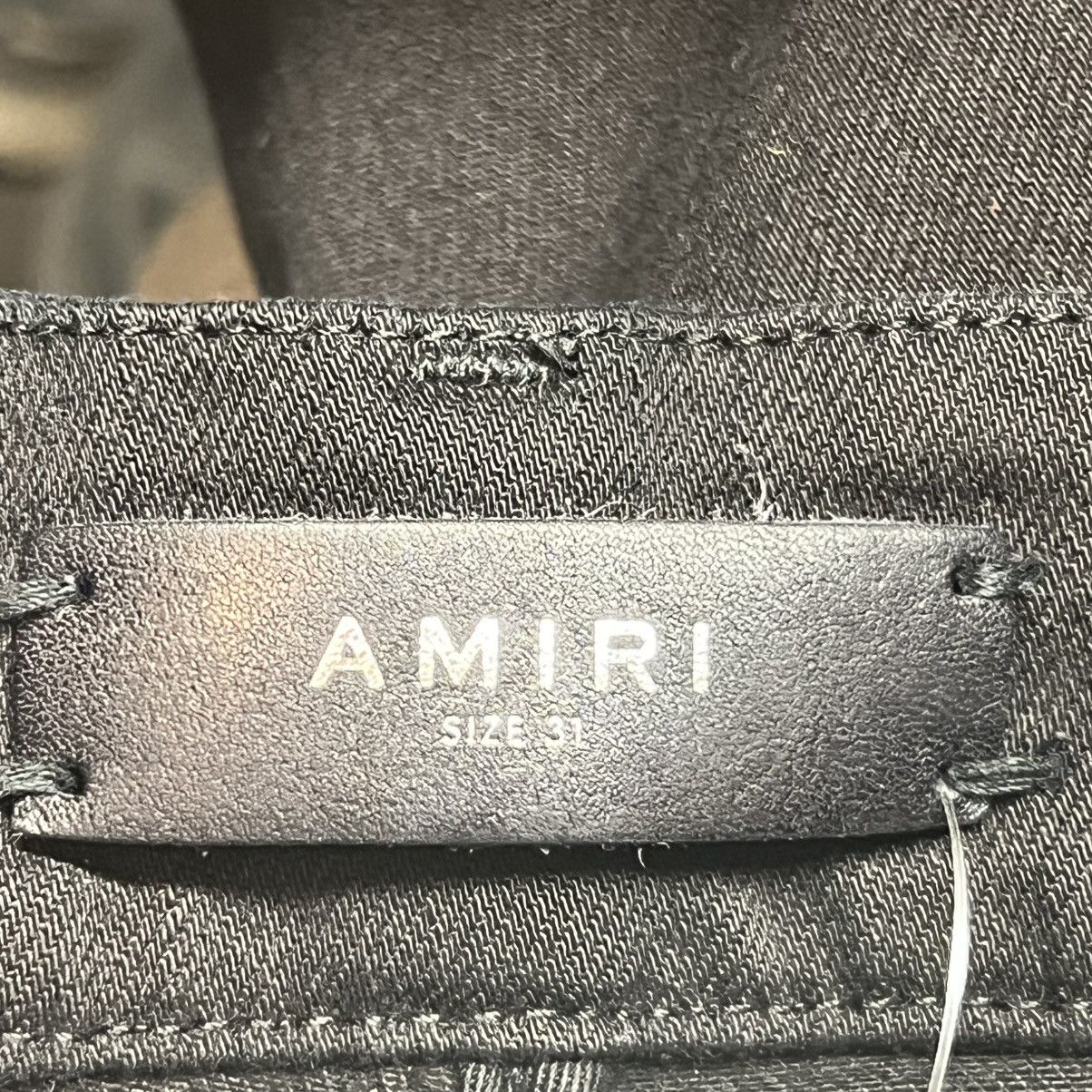 Amiri Amiri Broken Jeans Black Size US 31 - 9 Thumbnail