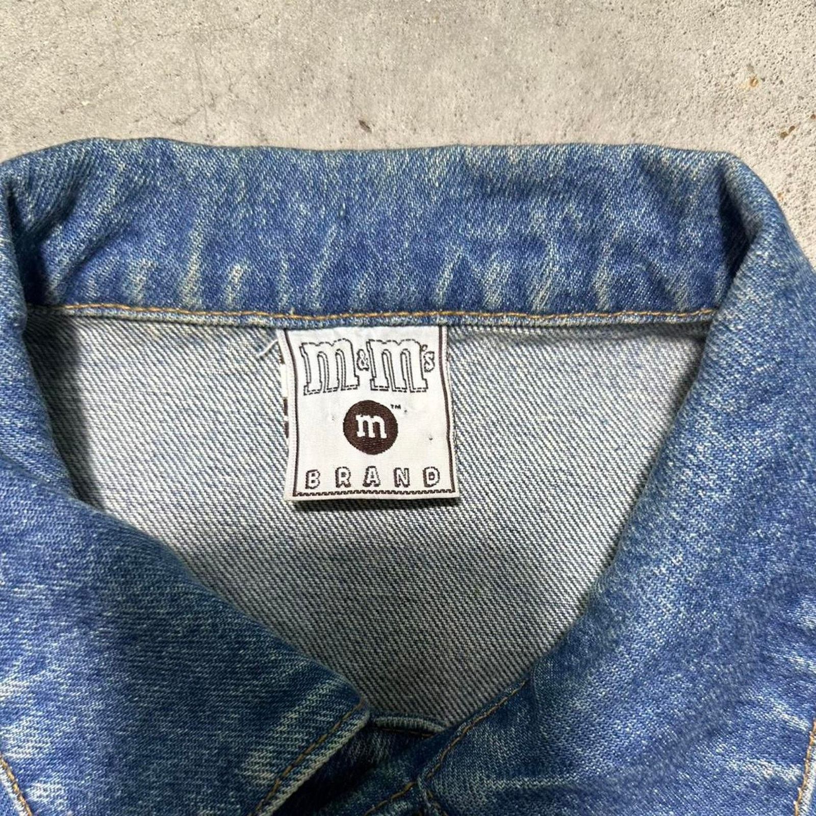 Hanes Vintage M&M's World Las Vegas Denim Jean Jacket Blue Coat Size US XL / EU 56 / 4 - 6 Thumbnail
