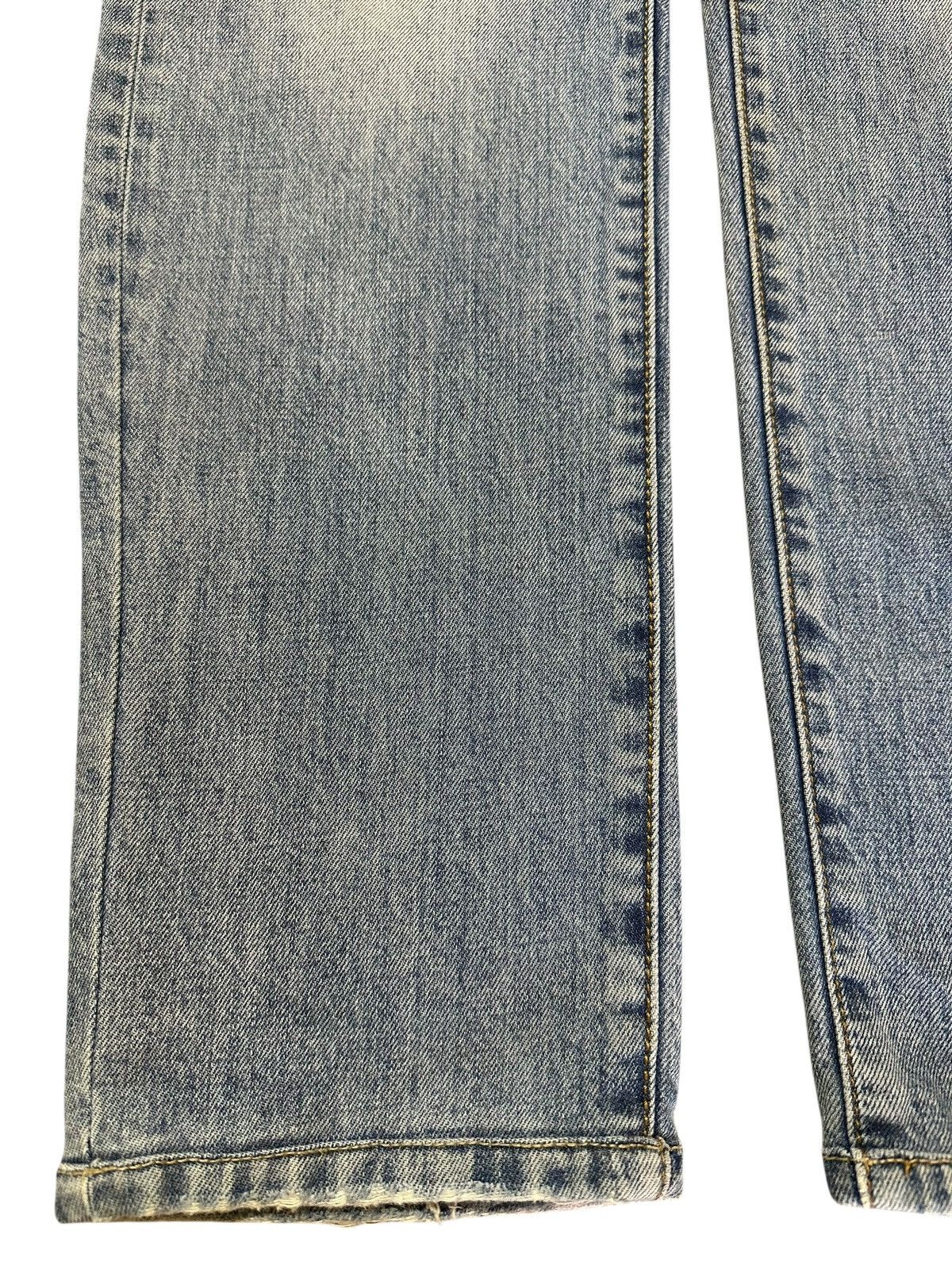 Philipp Plein Philipp Plein Blue Faded Wash Distress Style Jeans Size US 31 - 7 Thumbnail