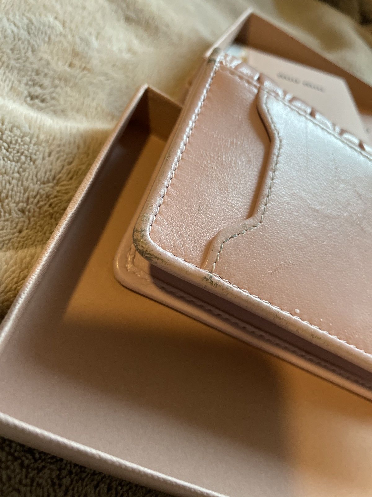 Miu Miu Miu miu nappa leather card holder Size ONE SIZE - 7 Thumbnail