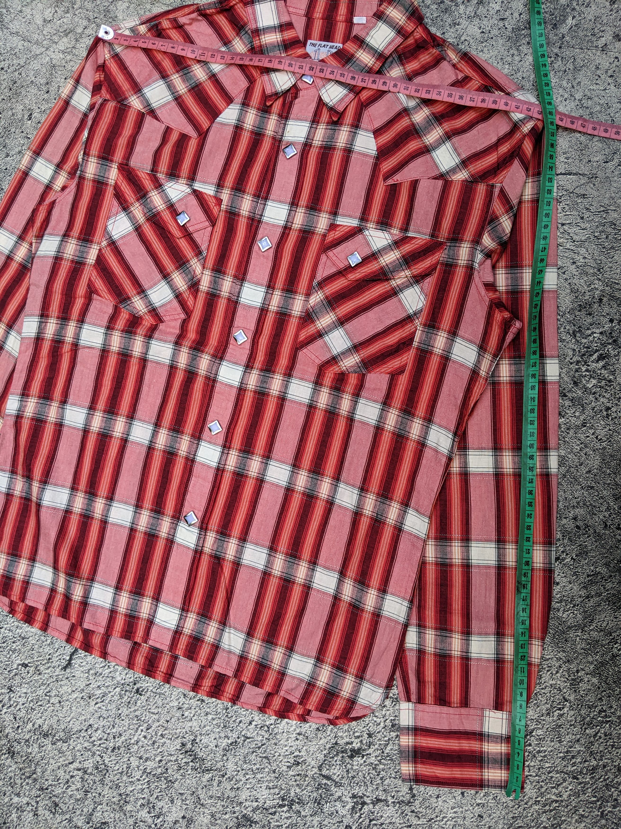 The Flat Head Flat Head Western Plaid Shirt Size US XS / EU 42 / 0 - 7 Thumbnail