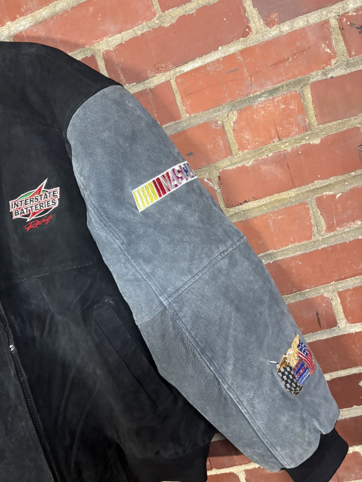 Jeff Hamilton Vintage Jeff Hamilton Jacket Bobby Labonte Winston Cup Sz M Size US M / EU 48-50 / 2 - 2 Thumbnail