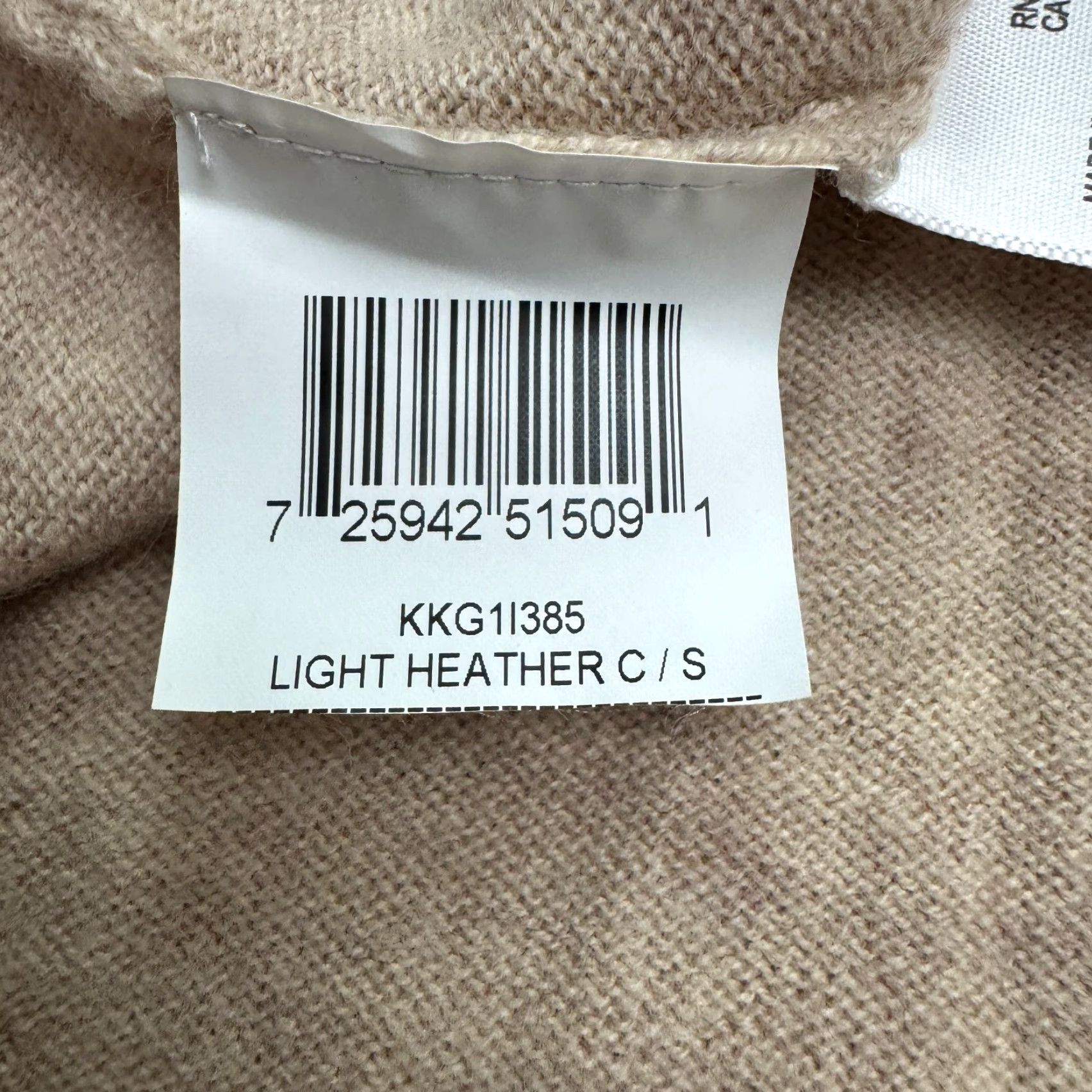 Bcbgmaxazria BCBGMaxazria Wool Midi Sweater Dress Womens 2XL Beige Blue Roll Tab Sleeve V-Neck Knit Zipper Short Sleeve Casual Workwear Modern Designer Holiday Size XXL / US 16-18 / IT 52-54 - 6 Thumbnail