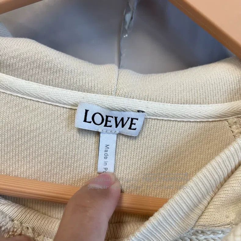 Loewe Loewe Embroidered logo off-white sweatshirt Size XS / US 0-2 / IT 36-38 - 3 Thumbnail