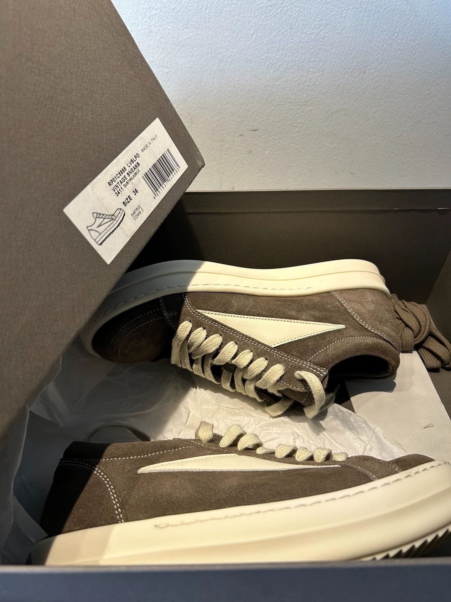 Rick Owens Rick Owens suede item, size 36, brown suede Size US 6 / IT 36 - 7 Thumbnail