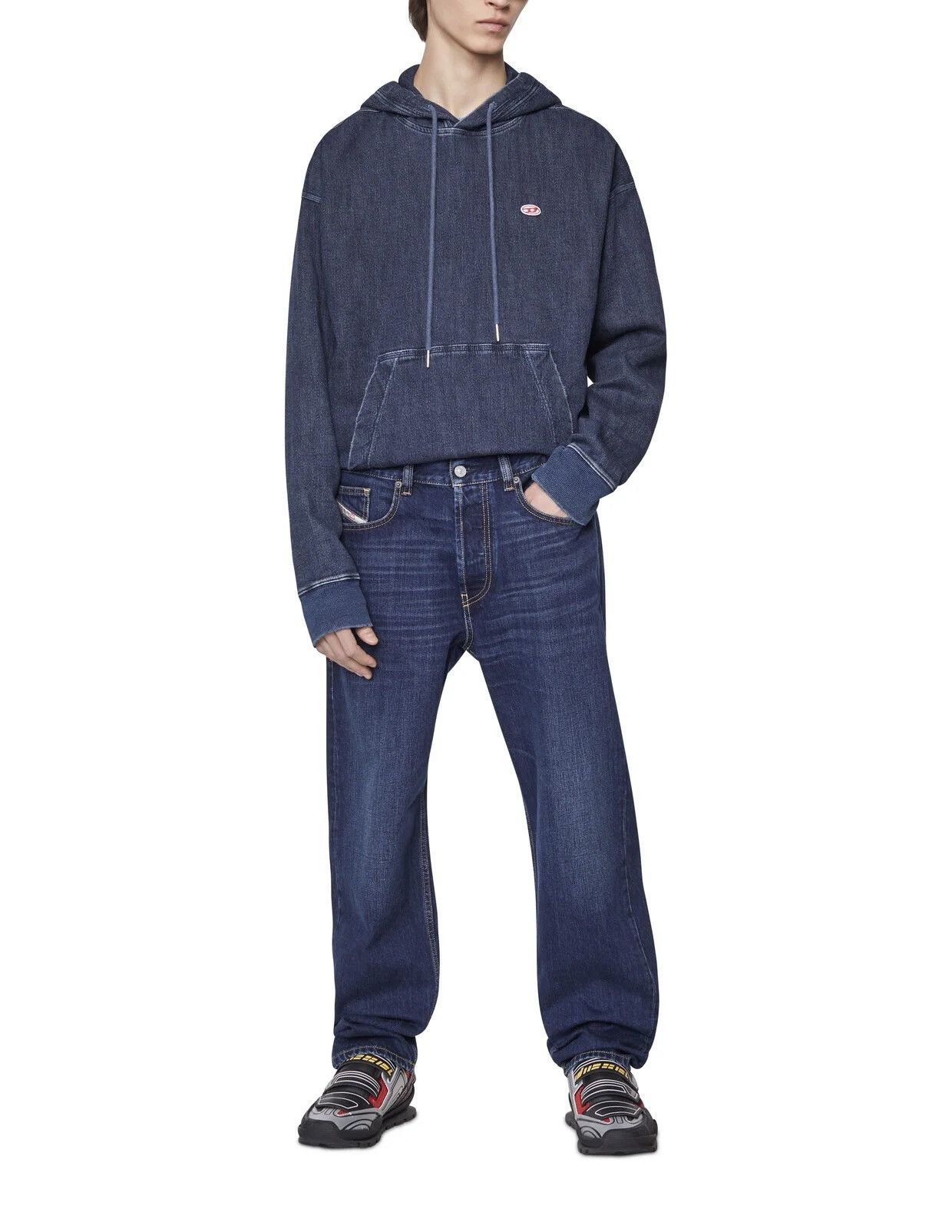 Diesel × Diesel Black Gold Diesel D-Macs 2010 jeans baggy fit blue denim pants Size US 36 / EU 52 - 3 Thumbnail