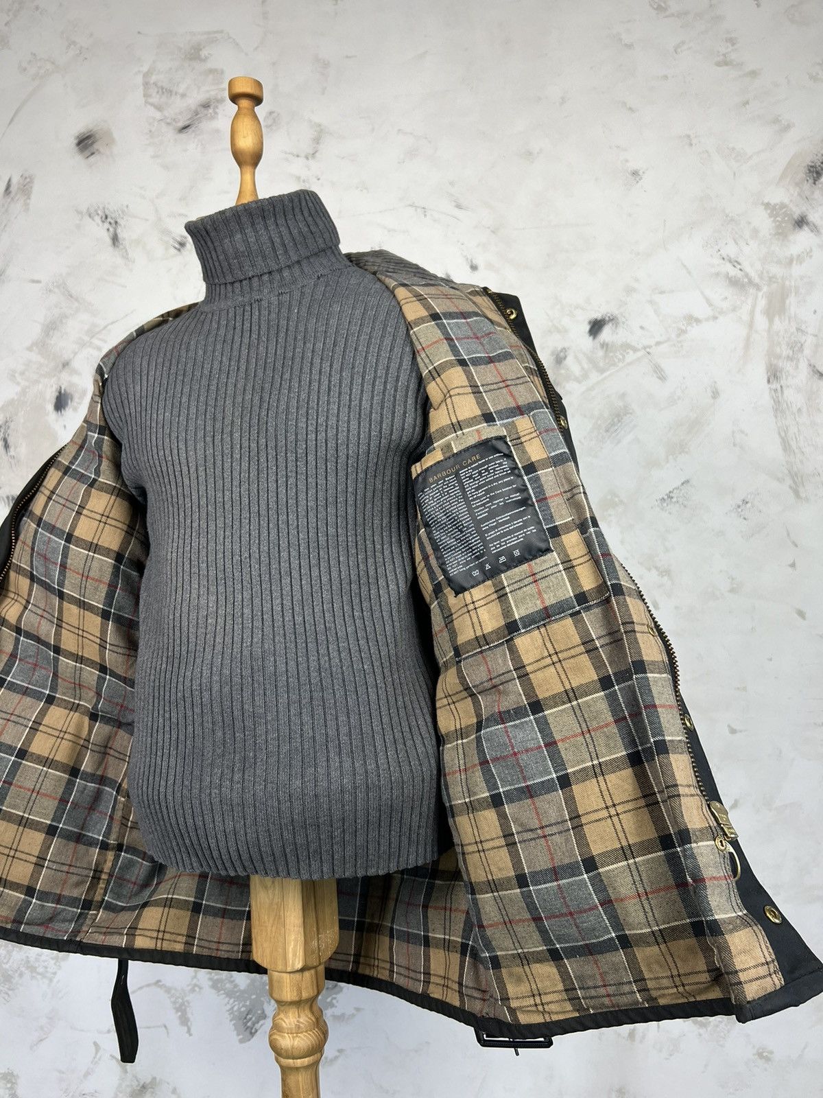 Barbour Barbour International A7 Waxed Jacket Size M - L C38 / 97 cm Size US M / EU 48-50 / 2 - 9 Thumbnail