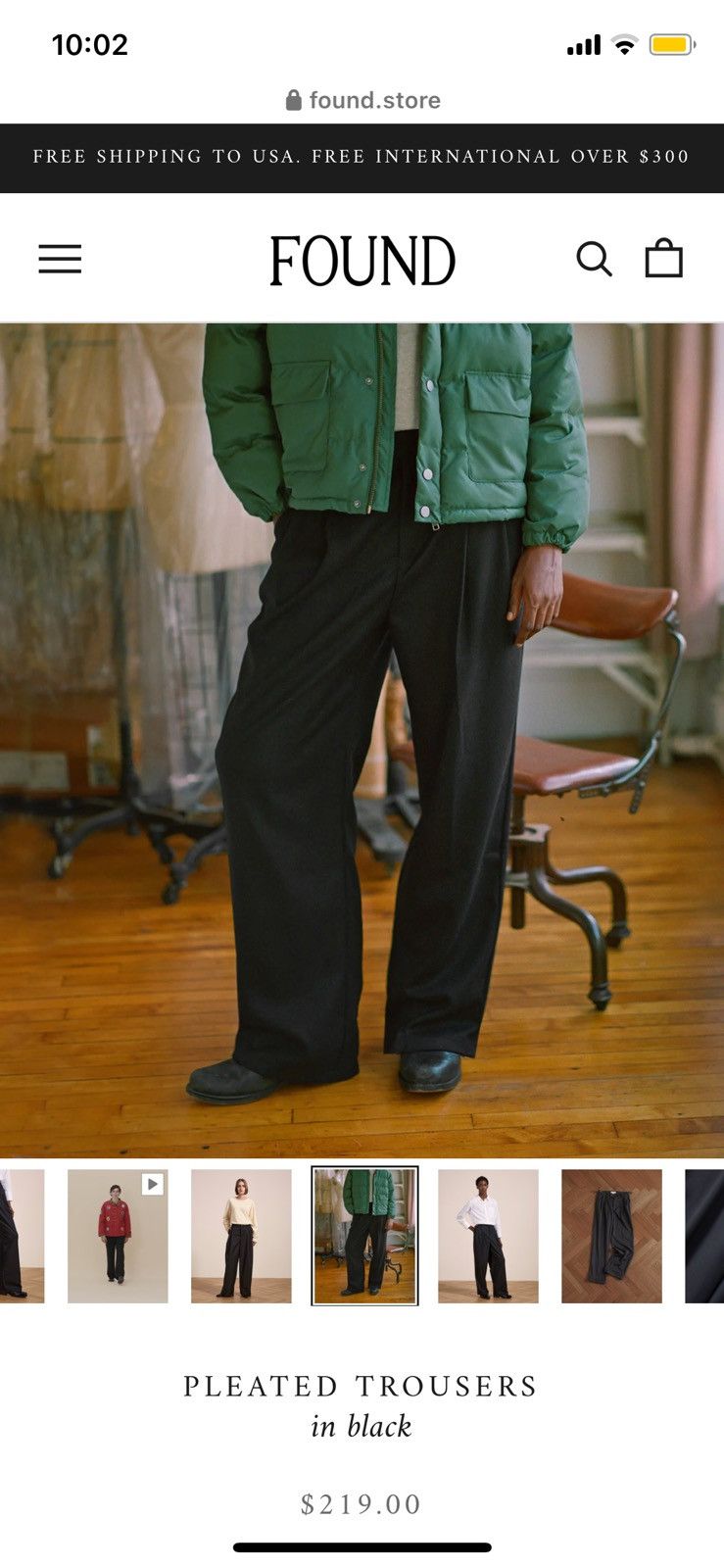 Other Found Double Pleated Pants Size US 32 / EU 48 - 3 Thumbnail