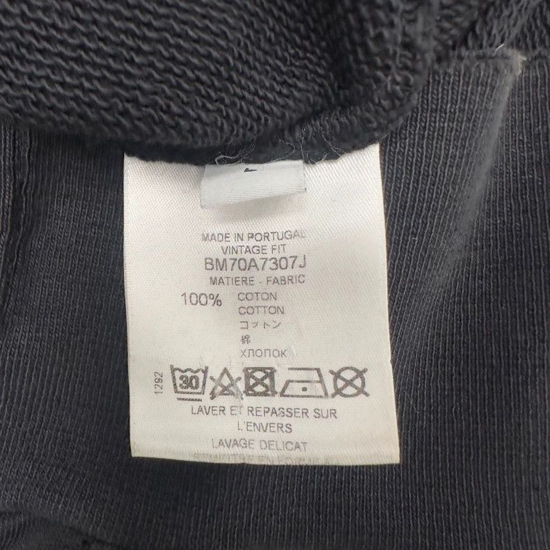 Givenchy Givenchy Charcoal Black Distressed Crack Print Band Hoodie Size US L / EU 52-54 / 3 - 5 Thumbnail
