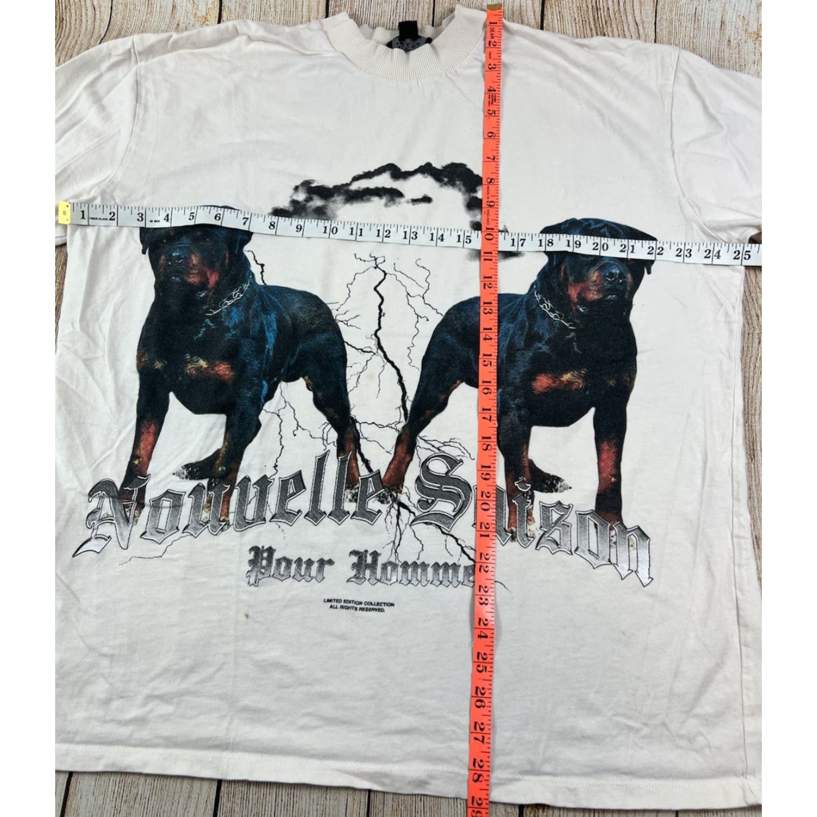 Vintage Boohoo Man Shirt Adult Large White Dog Rottweiler Streetwear Mens Size US L / EU 52-54 / 3 - 6 Thumbnail